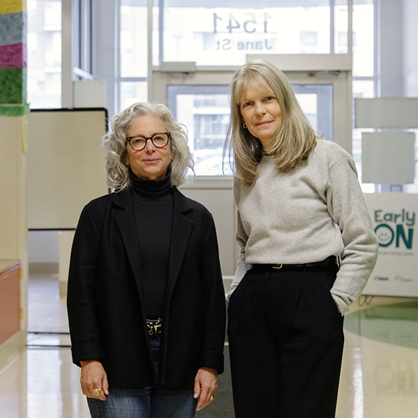 Ruth Crammond, United Way Greater Toronto’s vice-president of community infrastructure (left) is shown with Michelle Joseph, CEO of Unison Health & Community Services.