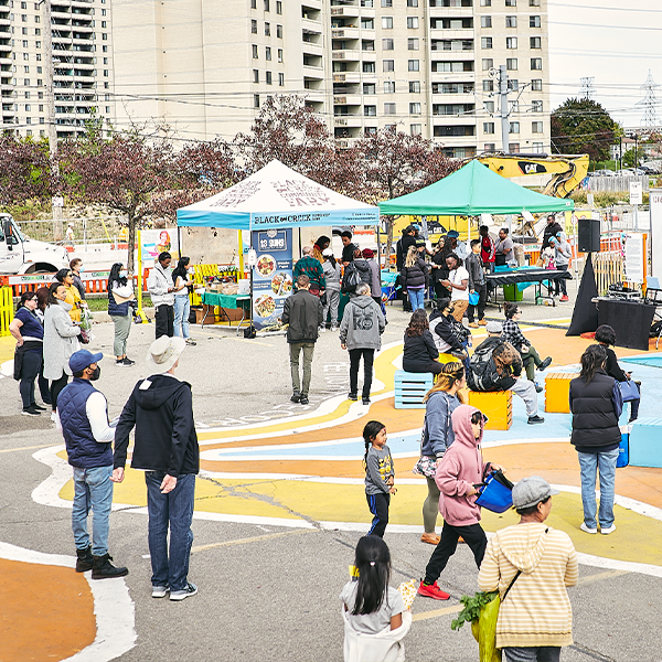 A community event being held in the Jane Finch neighbourhood.