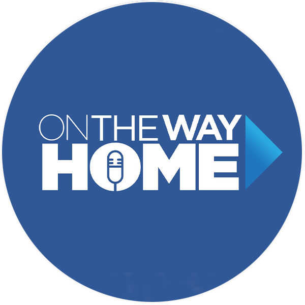 The logo for the On the Way Home podcast.